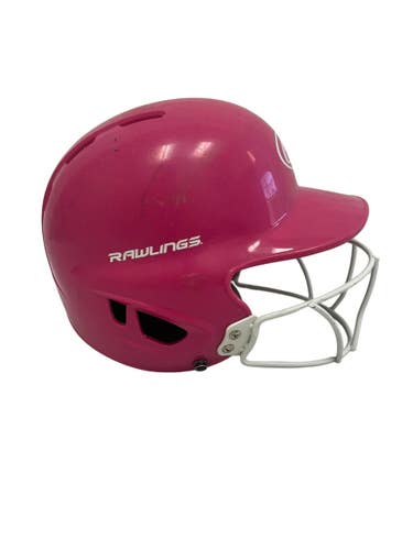 Used Rawlings MLTBH-R1 Tee Ball Batting Helmet w/Mask Pink 11692-S000154848