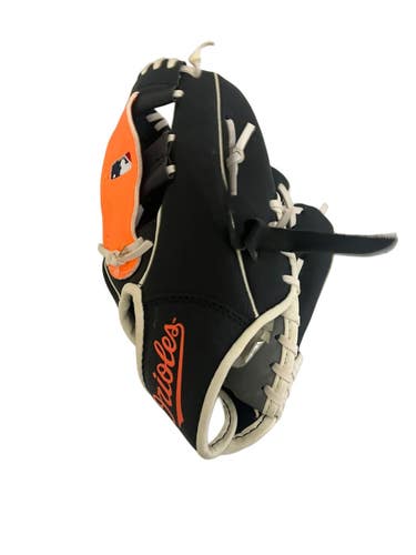 Used Franklin Orioles T-Ball 9.5" Glove T-ball Black 11692-S000154845