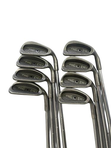 Used Ping Eye 2 Black Dot RH 4-SW Mens Iron Set 11692-S000154789