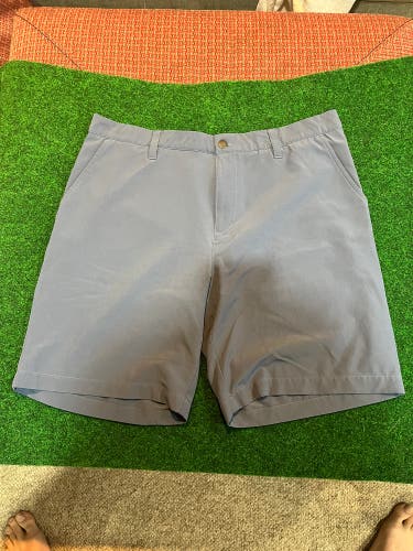 Blue Men's Adidas Performance 365 Golf Shorts 36x9