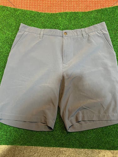 Blue Men's Adidas Performance 365 Golf Shorts 36x9