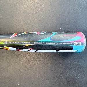 2024 Victus Vibe Alloy USABat Certified Bat (-10) 19 oz 29" (Used)