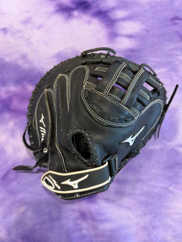 Black Mizuno Prospect Select RH Catcher's Baseball Glove 32.5" (Used)