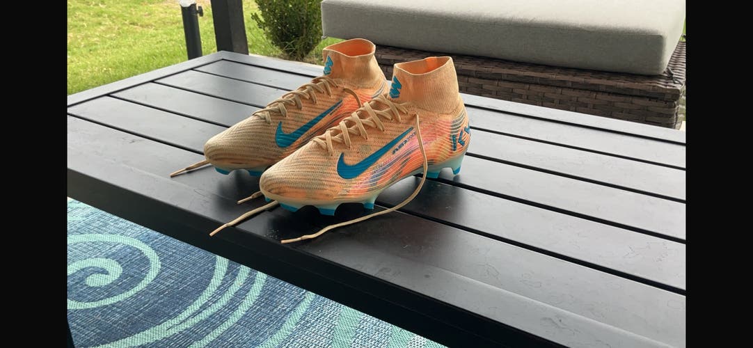 Orange Men's Size M 8.5 (W 9.5) Nike Mercurial Superfly Molded Cleats Cleats (Used)