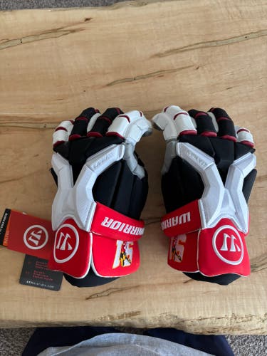 Team 91 Warrior Burn Pro Lacrosse Gloves (New)