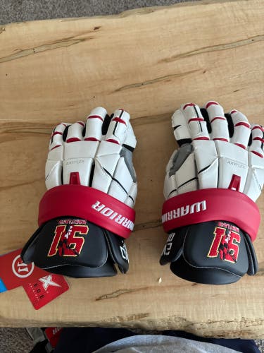 Team 91 Warrior EVO QX Lacrosse Gloves (New)