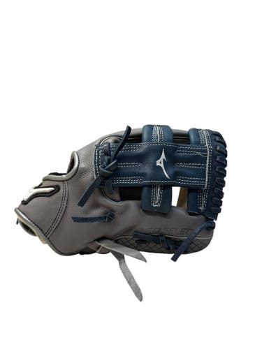 Used Mizuno GPS2-400R BB/SB Glove RH Throw Grey And Navy Blue 11 1/2" 11835-S000210899