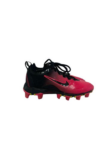 Used Nike HYPERDIAMOND BB/SB Cleats Black And Pink Youth 11.0 11692-S000154695