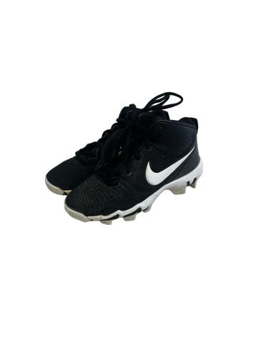Used Nike ALPHA HUARACHE BB/SB Cleats Black Junior 01 11692-S000154702