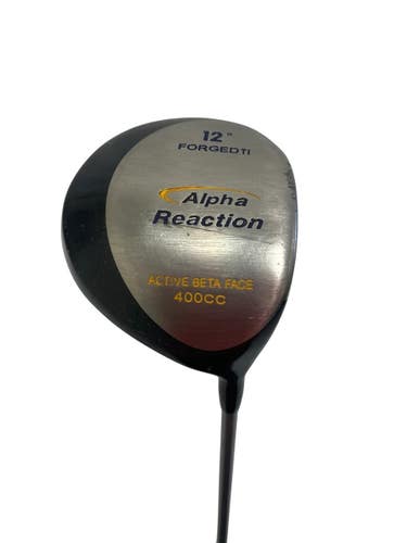Used ALPHA REACTION DRIVER Mens Driver RH 12.0 Degree 11692-S000154780