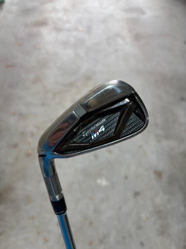 Men's TaylorMade M4 7 Iron Left Hand Regular Flex Steel Shaft (Used)