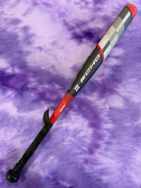 Gray 2020 Marucci Echo Connect Hybrid Bat (-11) Hybrid 19 oz 30" (Used)