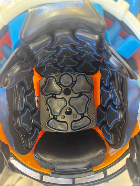 orange f7 helmet Schutt AiR Youth Includes a high How to Paint A Football