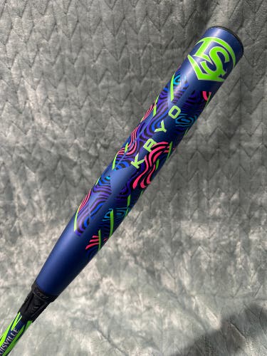 Blue Louisville Slugger Kryo Composite Bat (-10) Composite 21 oz 31" (Used)