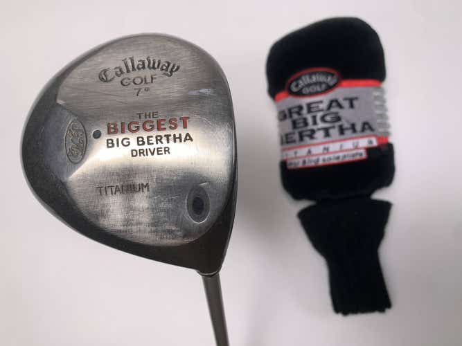 Callaway Biggest Big Bertha Driver 7* Grafalloy Stiff RH HC