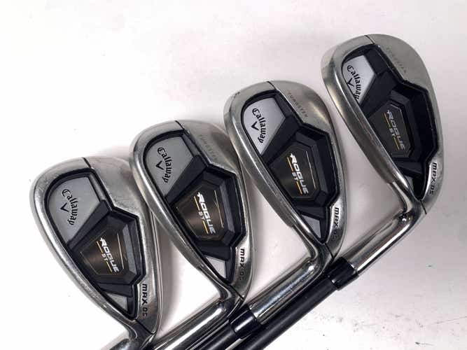 Callaway Rogue ST Max OS Lite Iron Set 7-PW Cypher Forty 4.0 40g Ladies RH