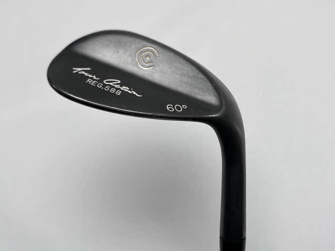 Cleveland 588 Black Melonite Wedge 60* True Temper Dynamic Gold Wedge Steel RH