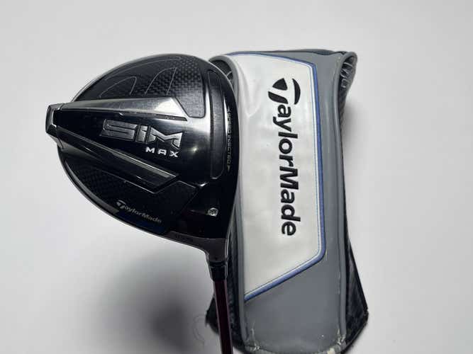 TaylorMade SIM MAX Driver 10.5* Fujikura Atmos Red 5R Regular RH HC