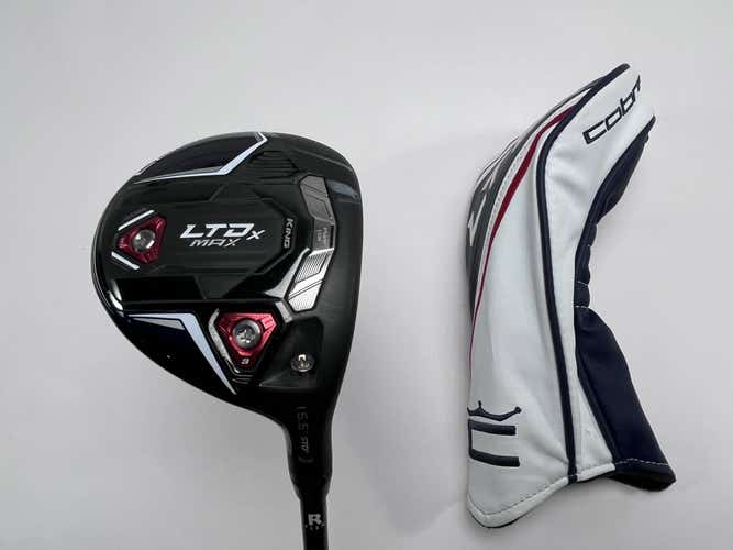 Cobra LTDx Max 3 Fairway Wood 15.5* UST Mamiya Helium 5F3 Regular RH HC