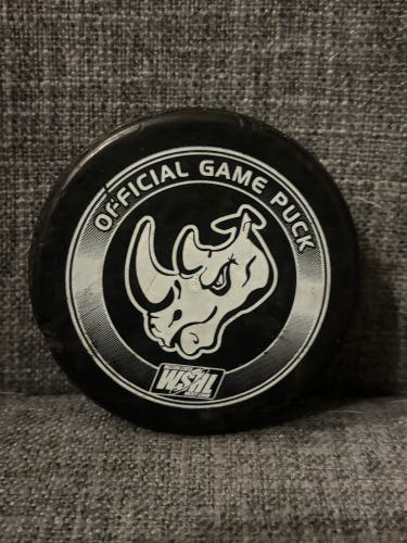 El Paso Rhinos WSHL Junior Hockey Puck