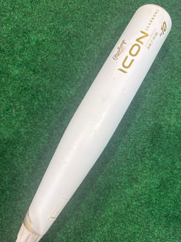 2024 Rawlings Icon Composite Bat USSSA Certified (-10) Composite 20 oz 30" (Used)