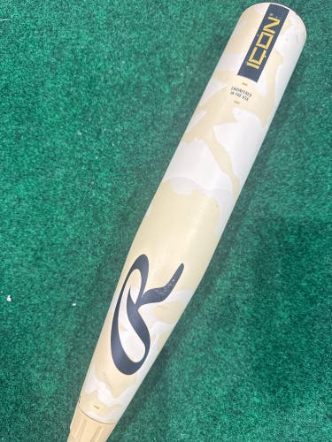 2025 Rawlings Icon Composite Bat USABat Certified (-8) Composite 21 oz 29" (Used)