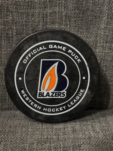 Kamloops Blazers WHL Junior Hockey Game Puck