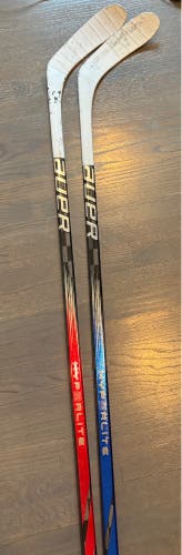 Senior Bauer Vapor Hyperlite 2. (2 pack) Right Handed Hockey Stick 70 Flex Pro Stock (Used)