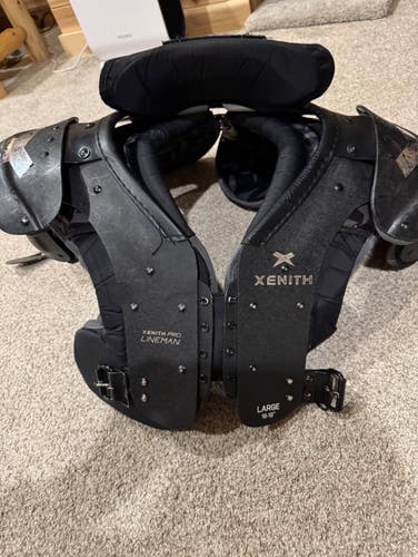 Large Adult Xenith Pro Lineman Shoulder Pads (Used)