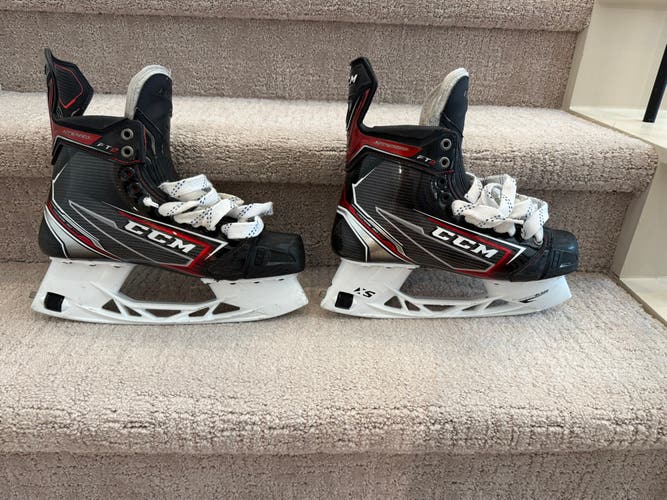 2019 CCM JetSpeed FT2 Hockey Skates Extra Wide Width Pro Stock 8.5 (Used)