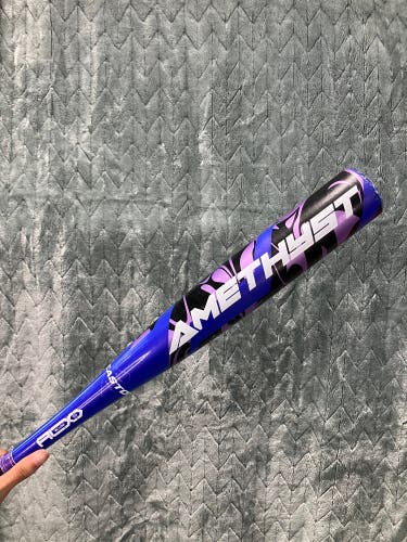 Purple 2025 Easton Amethyst Alloy Bat (-11) Alloy 17 oz 27" (Used)