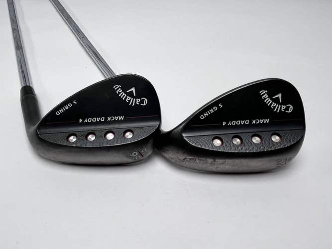 Callaway Mack Daddy 4 Black Wedge Set 56* 10 | 60* 10 S200 Tour Issue Stiff RH