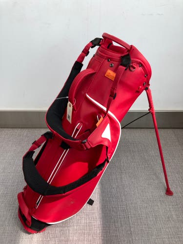 Stitch Golf Bag Red