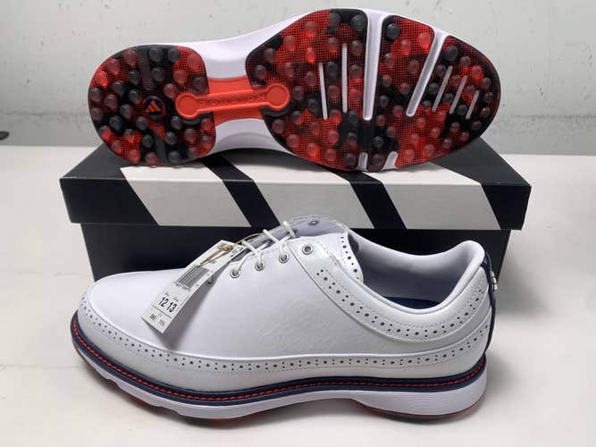 Adidas MC80 Waterproof Golf Shoes White Men's SZ 12 NIB