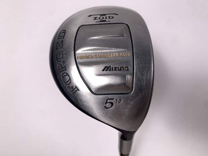 Mizuno T-Zoid Forged 5 Fairway Wood 18* Accel Arc Stiff Regular Graphite Mens RH