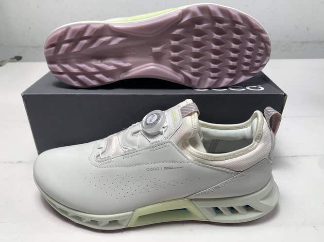 ECCO W Biom C4 BOA Golf Shoes White Women's SZ 9-9.5 (EU 40) NIB