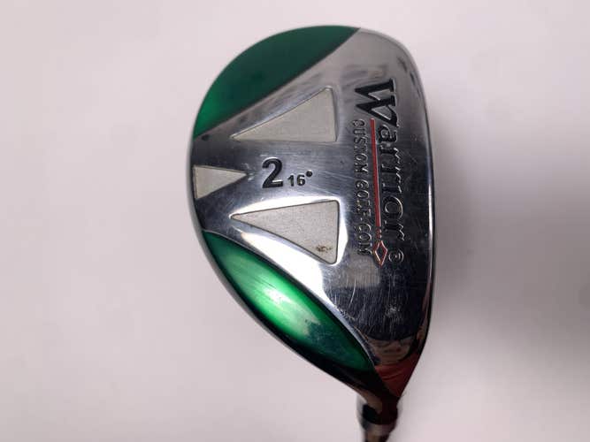 Warrior Custom Golf 2 Hybrid 16* Tour 3.1 Regular Graphite Mens RH Midsize Grip