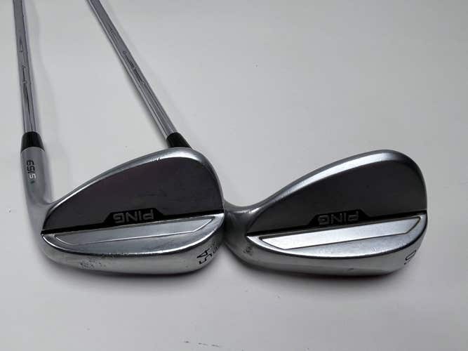 Ping s159 Chrome Wedge Set 54* 12 | 60* 6 Green Dot 2* Up Z-Z115 Wedge RH