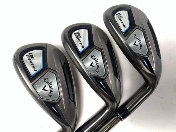 Callaway Big Bertha Womens 2015 Iron Set 8-PW UST Mamiya Recoil 450 F1 Ladies RH