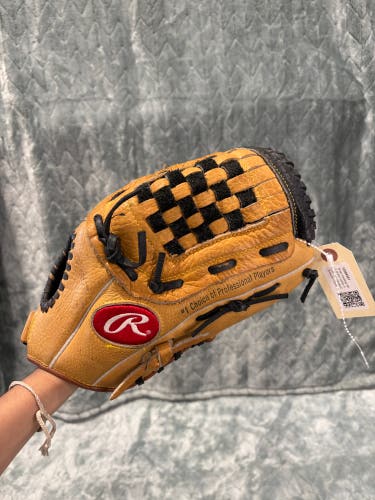 Brown Rawlings RBG 36 Ken Griffey Jr Autograph Model RH Pitcher's Baseball Glove 12.5" (Used)