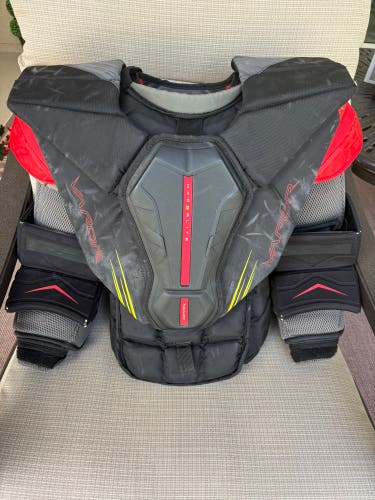 Large Bauer Vapor Hyperlite 2 Goalie Chest Protector Plus Extras!