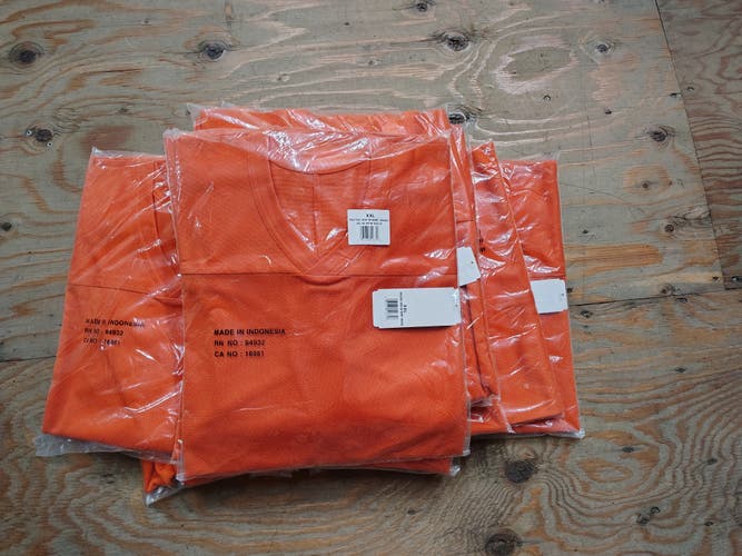 TEN CCM Ice Hockey Jerseys Adult XXL Burnt Orange