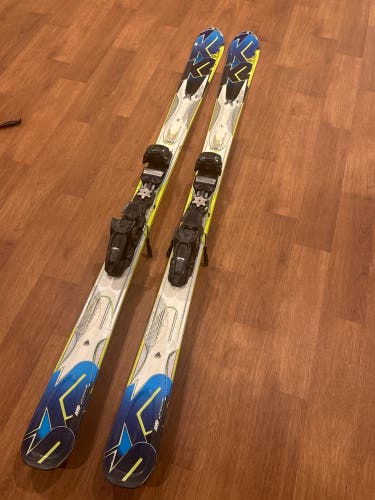 Unisex K2 Aftershock 174 cm All Mountain Skis With Bindings (Used)