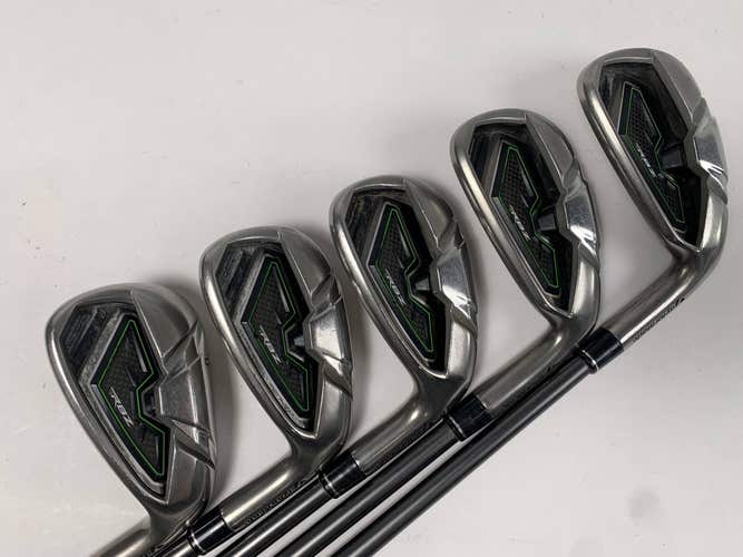 TaylorMade RocketBallz Iron Set 6-PW 65g Stiff Graphite Mens RH