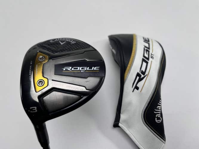 LEFTY Callaway Rogue ST Max Draw 3 Fairway Wood 16* Helium 5F2 Senior LH HC