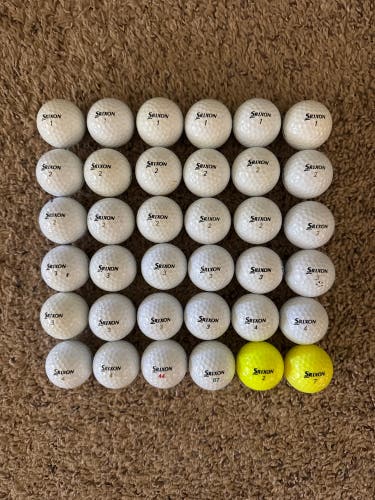 Srixon Z star Balls 36 Pack (3 Dozen) (Used)