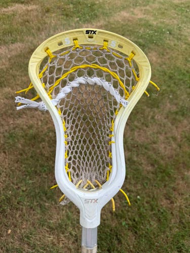 STX Stallion 1K Used Stringing Head with Skittles theme dye job.