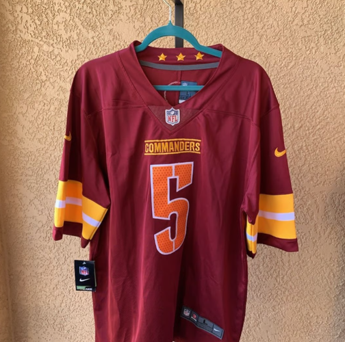 Nike Washington Commanders Jayden Daniels #5 Jersey Size L