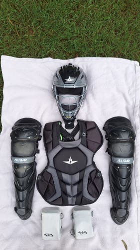 Black/Gray All Star System 7 Axis Catcher's Set (Used)