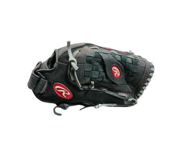 Used Rawlings RENEGADE BB/SB Glove RH Throw Black 13" 11873-S000245102